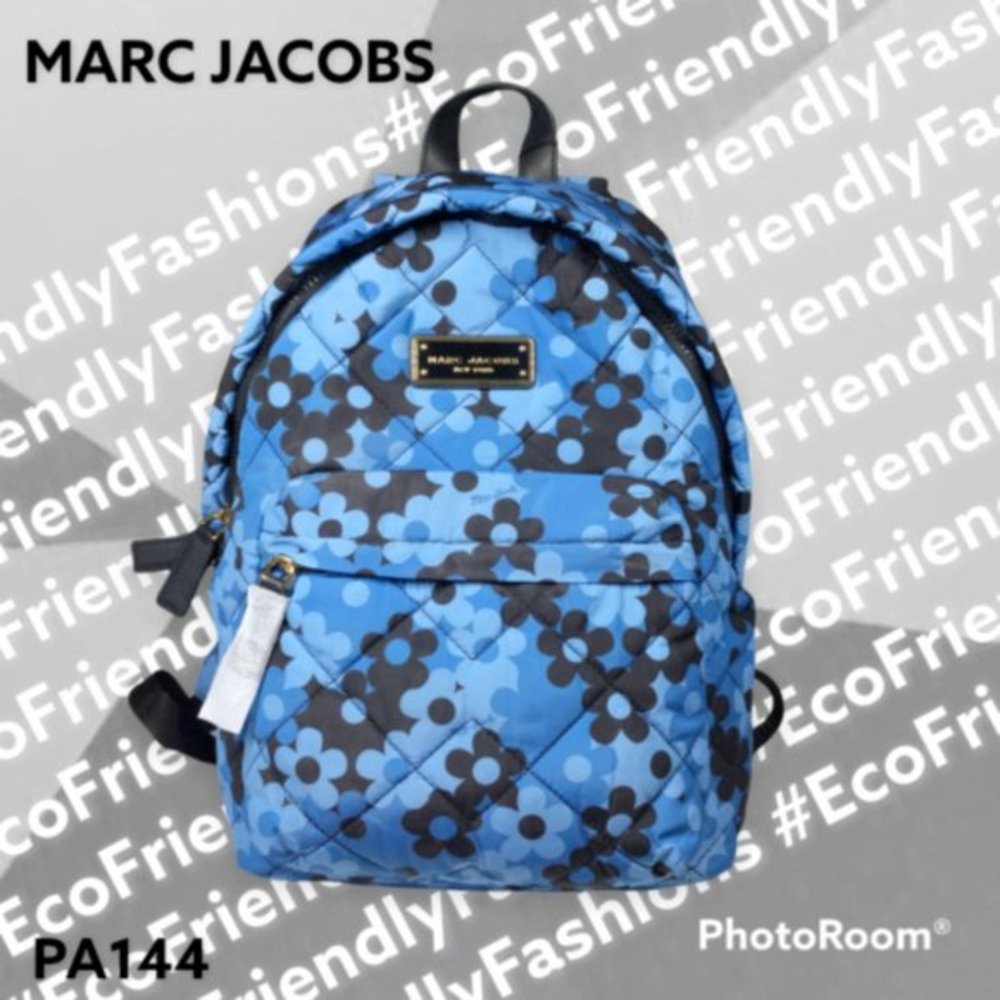 Marc Jacobs New York Women's Multicolor Quilted Floral Nylon Backpack - Picture 1 of 8